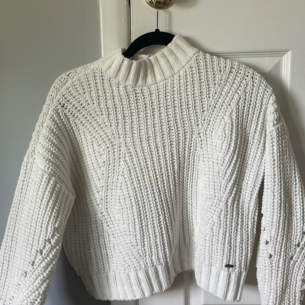 White turtle neck